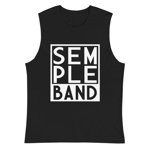 SEMPLE Band Stacked Letters Men's Tank Top