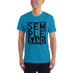 SEMPLE Band Stacked Letters T-Shirt (Black Print) Assorted Colors