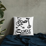 SEMPLE Band Decorative Pillow Stick Man Logo