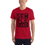 SEMPLE Band Stacked Letters T-Shirt (Black Print) Assorted Colors