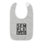 SEMPLE Band Embroidered Baby Bib